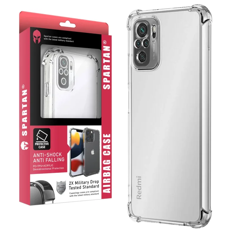 کاور اسپارتان مدل Airbag مناسب برای گوشی موبایل شیائومی Poco M5S / Redmi Note 10 4G / Redmi Note 10s