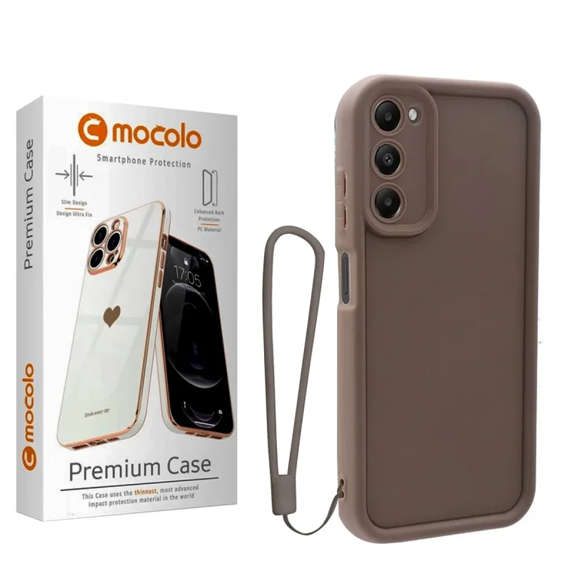 کاور موکولو مدل Silicone Puffer Strap مناسب برای گوشی موبایل سامسونگ Galaxy S21 FE به همراه بند آویز