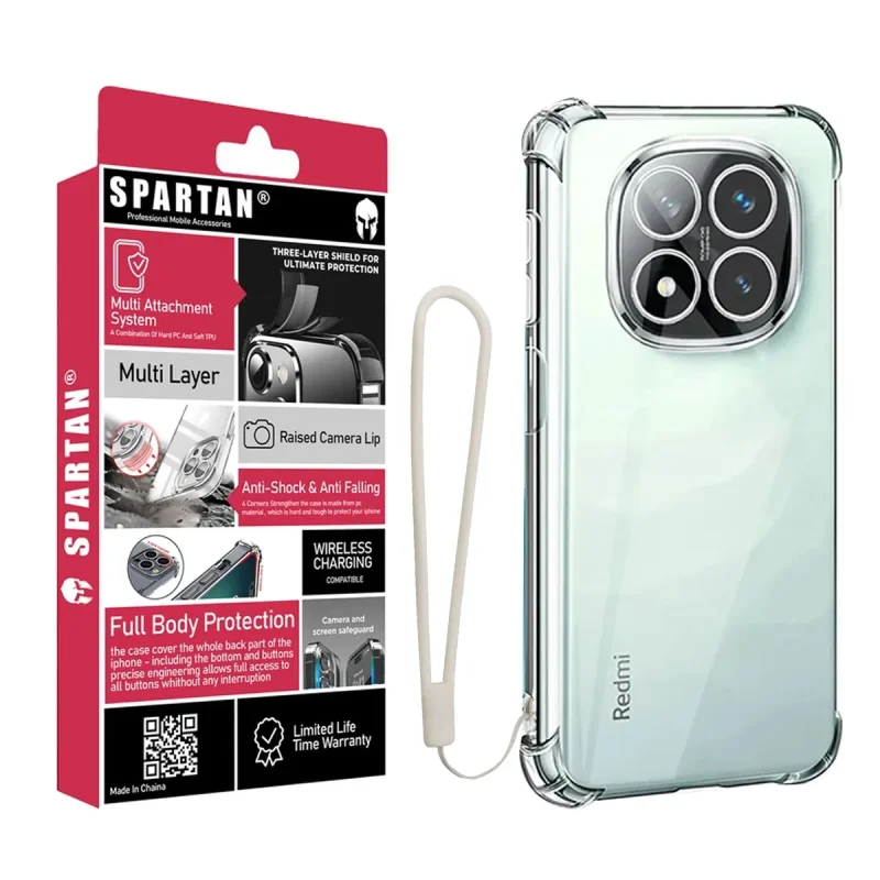 اور اسپارتان مدل Airbag Strap مناسب برای گوشی موبایل شیائومی Redmi Note 14 Pro 4G/ 5G به همراه بنداویز