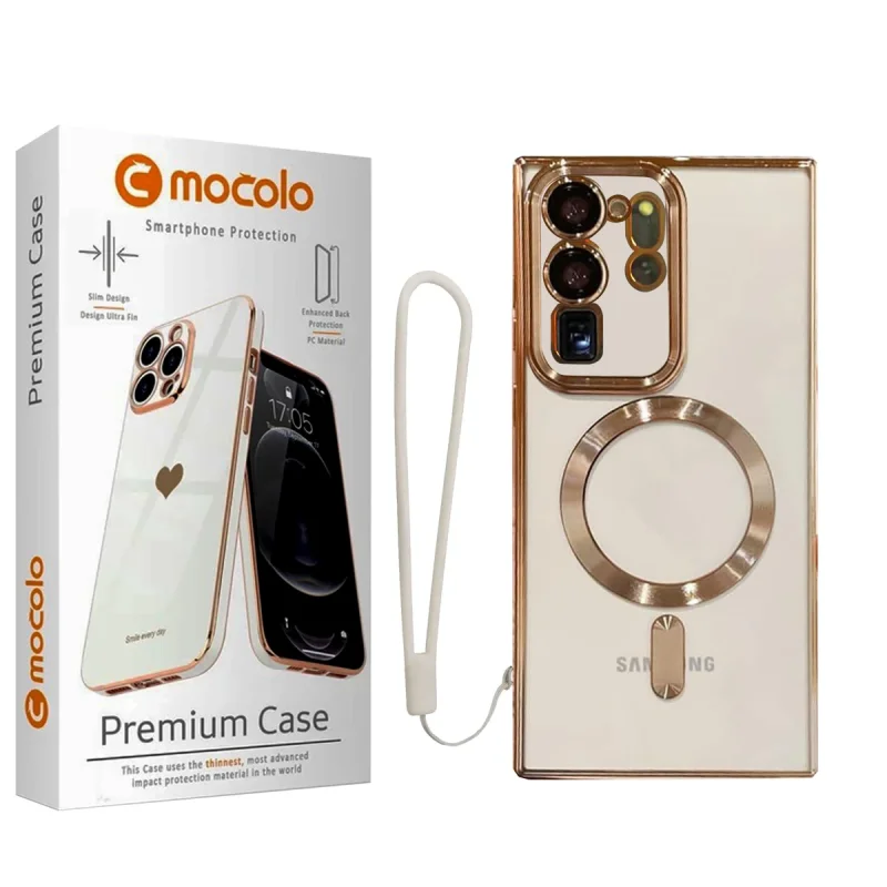 کاور موکولو مدل Magsafe Lux Strap مناسب برای گوشی موبایل سامسونگ Galaxy S20 Ultra همراه با بند آویز