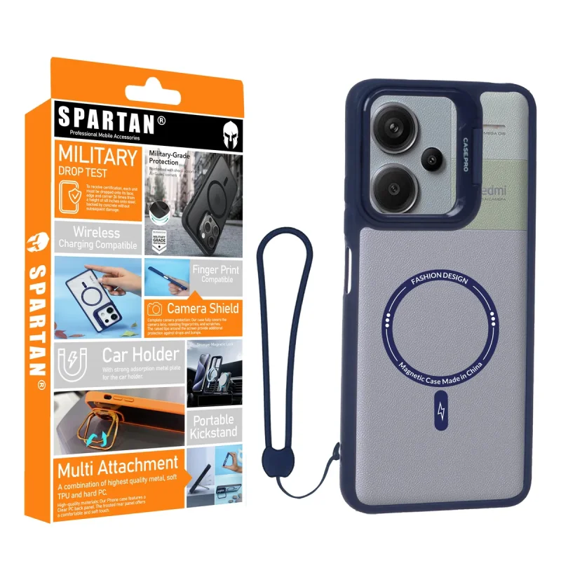 کاور اسپارتان مدل Case Pro Magnetic Apple Strap مناسب برای گوشی موبایل شیائومی Redmi Note 13 Pro Plus به همراه بند