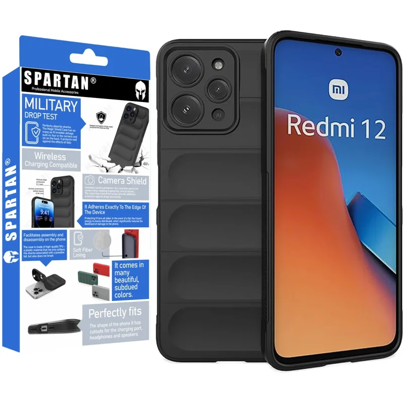 کاور اسپارتان مدل Flex Armor Gen2 مناسب برای گوشی موبایل شیائومی Redmi 12 4G