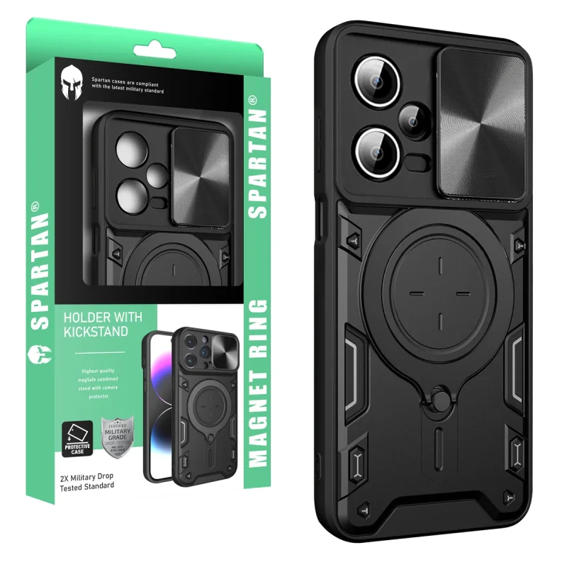 کاور اسپارتان مدل Magnet Ring مناسب برای گوشی موبایل شیائومی Note 12 Pro Plus