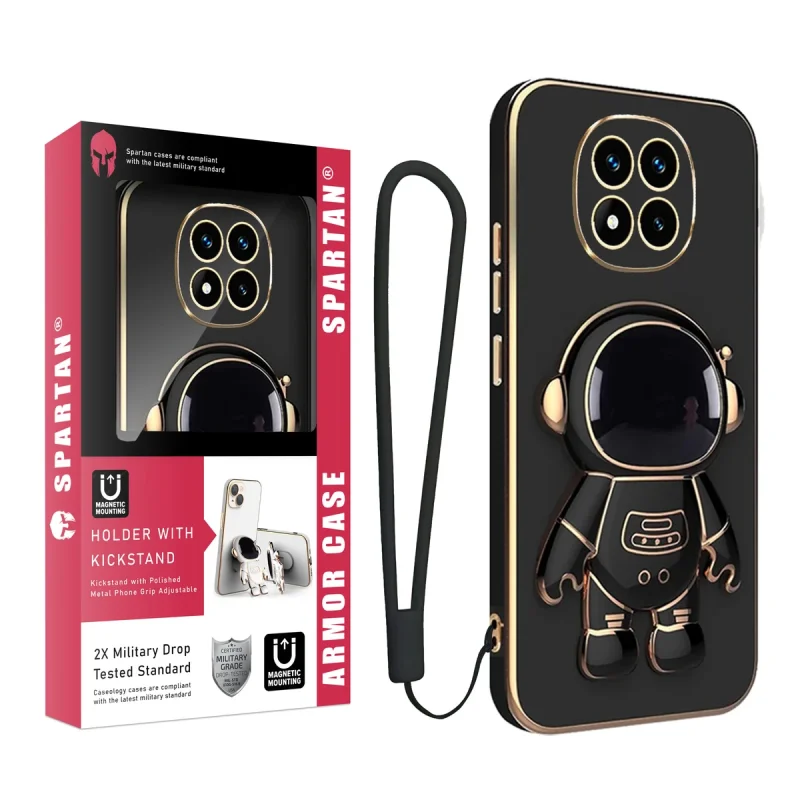 کاور اسپارتان مدل Astronaut Strap مناسب برای گوشی موبایل شیائومی Redmi Note 14 Pro 4G به همراه بندآویز