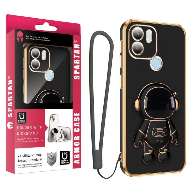 کاور اسپارتان مدل Astronaut Strap مناسب برای گوشی موبایل شیائومی Redmi A2 Plus/ A1 Plus به همراه بند