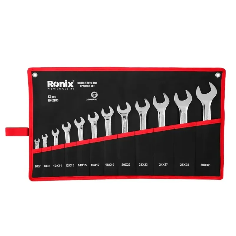 آچار دو سر تخت رونیکس مدل RH-2205 مجموعه 12 عددی