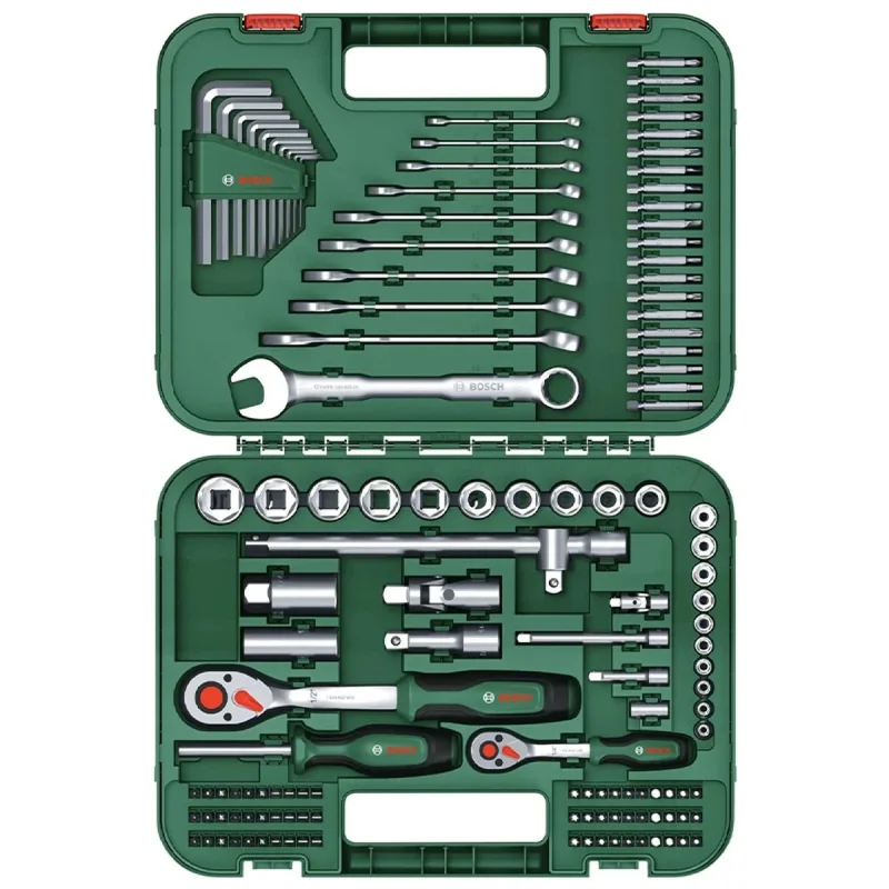 آچار بوش مدل حرفه ای کد 1600A02Z9B مجموعه 132 عددی