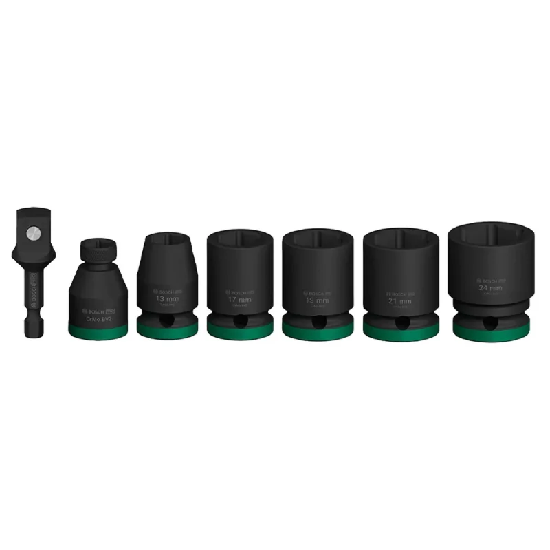 آچار بکس فشار قوی بوش مدل 1/2 Impact Pro مجموعه 7 عددی