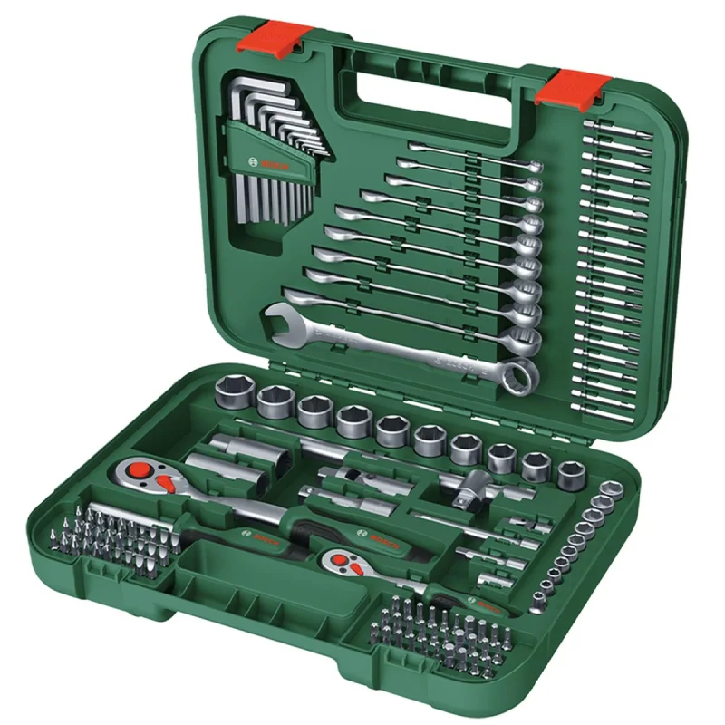 آچار و سری پیچ گوشتی بوش مدل  BOX BIT 132 Professional مجموعه 132 عددی