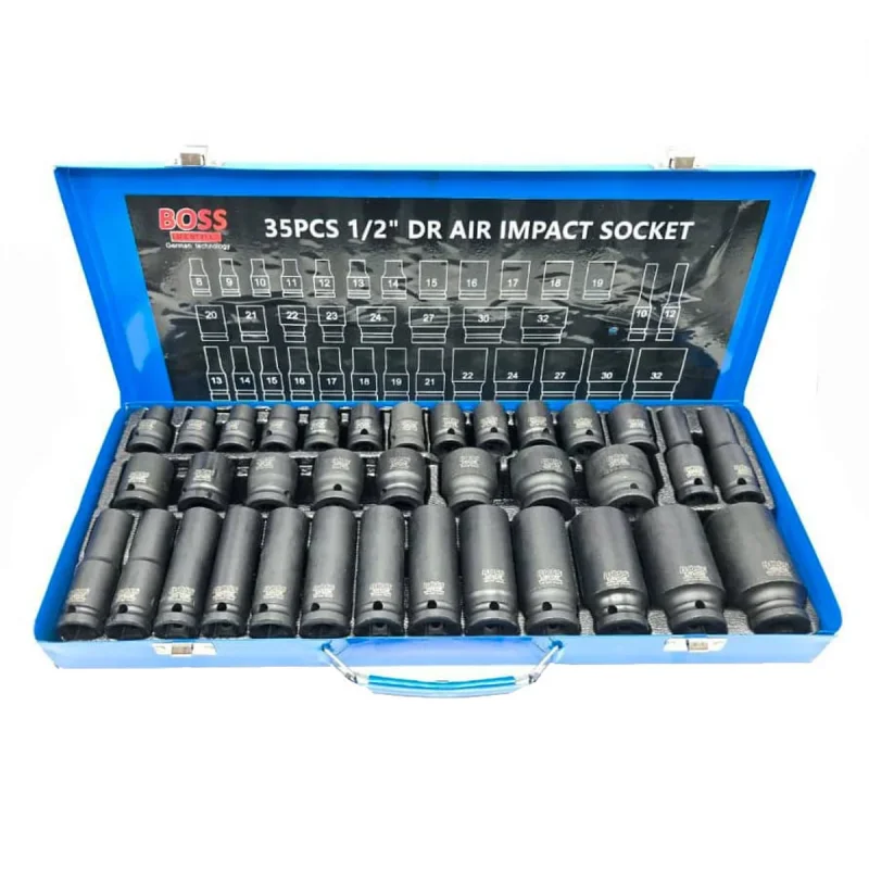 آچار بکس باس مدل BS-35pcs مجموعه 35 عددی