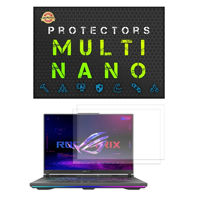 محافظ صفحه نمایش آنتی رفلکس مولتی نانو مدل X-S2M مناسب برای لپ تاپ ایسوس ROG Strix G16 16 Inch 2024 بسته دو عددی