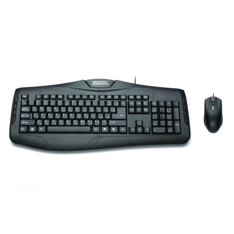 کیبورد و ماوس سادیتا مدل SKM-1655 با حروف فارسی