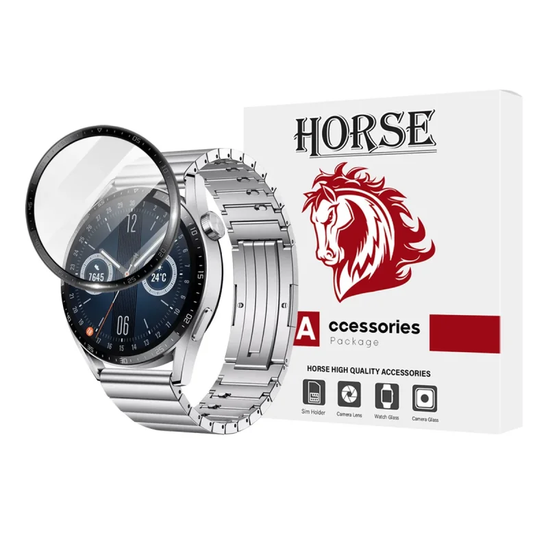 محافظ صفحه نمایش هورس مدل PMMAWH مناسب برای ساعت هوشمند هوآوی Watch GT3 46 mm