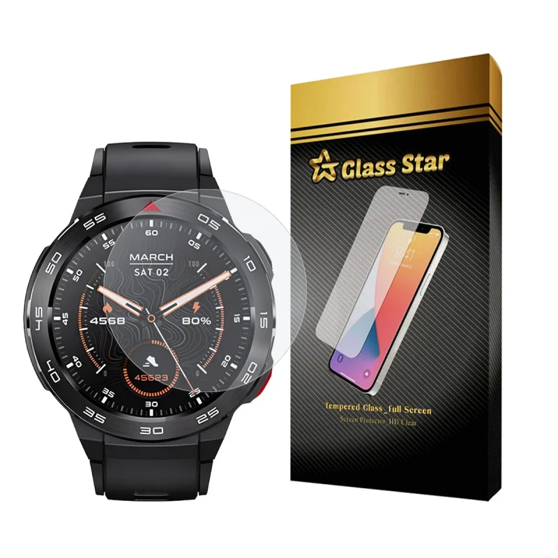 محافظ صفحه نمایش گلس استار مدل WATCHSAFS مناسب برای ساعت هوشمند شیائومی Mibro Watch GS Pro