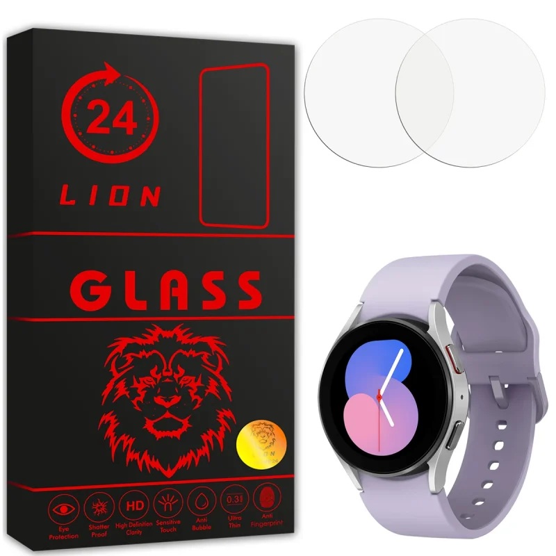محافظ صفحه نمایش لاین مدل RB007 مناسب برای ساعت هوشمند سامسونگ Galaxy Watch 5 40mm بسته دو عددی