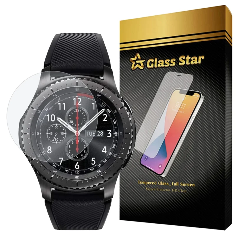 محافظ صفحه نمایش گلس استار مدل SMWG20 مناسب برای ساعت هوشمند سامسونگ Gear S3 frontier