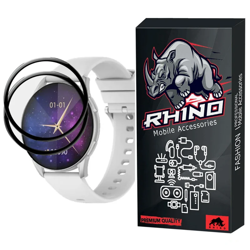 محافظ صفحه نمایش راینو مدل R-PMMA مناسب برای مچ بند هوشمند کیسلکت L11 Pro بسته 2 عددی