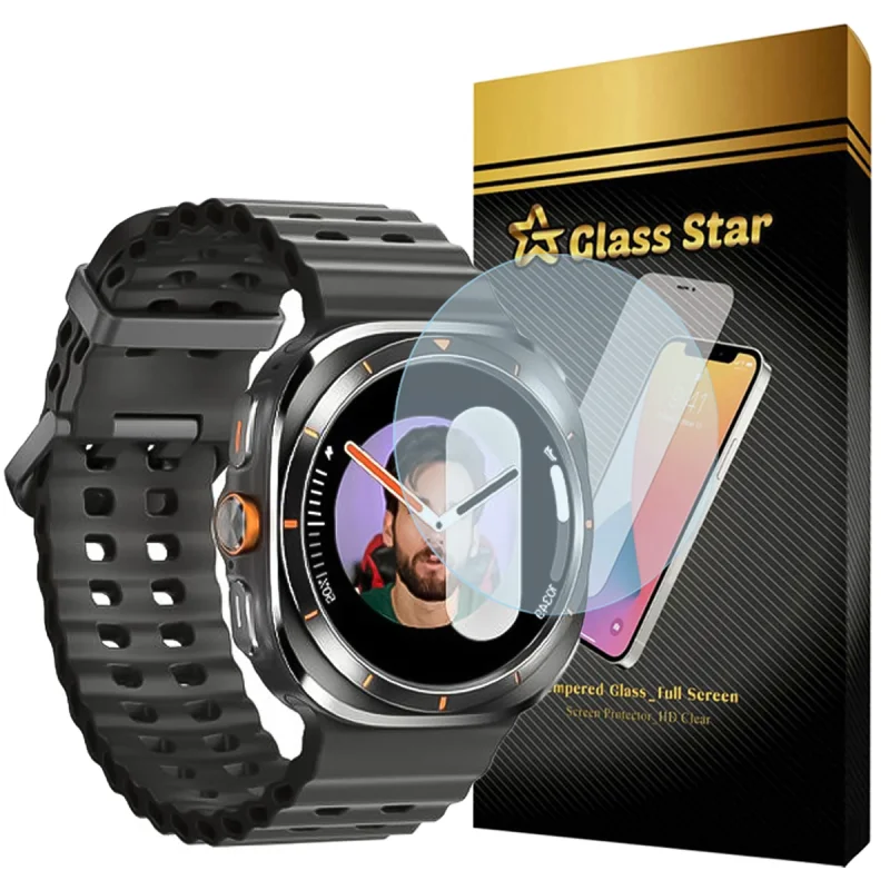 محافظ صفحه نمایش گلس استار مدل SMWG مناسب برای ساعت هوشمند سامسونگ Galaxy Watch 7 Ultra