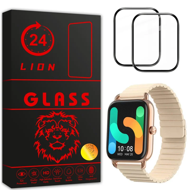 محافظ صفحه نمایش لاین مدل RT007 مناسب برای ساعت هوشمند هایلو RS4 Plus LS11 بسته دو عددی