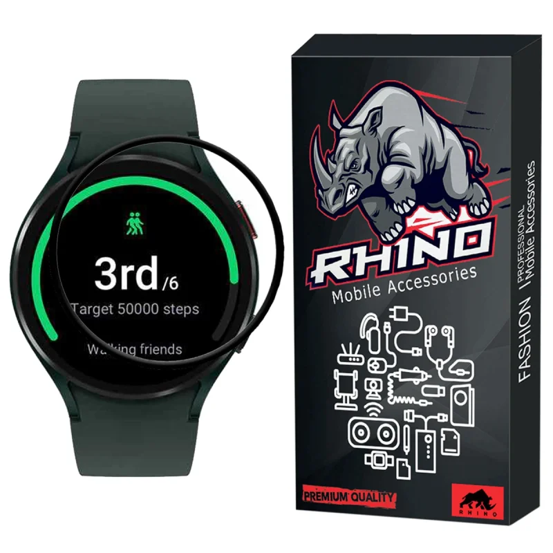 محافظ صفحه نمایش راینو مدل PMMA مناسب برای ساعت هوشمند سامسونگ Galaxy Watch 4 40mm