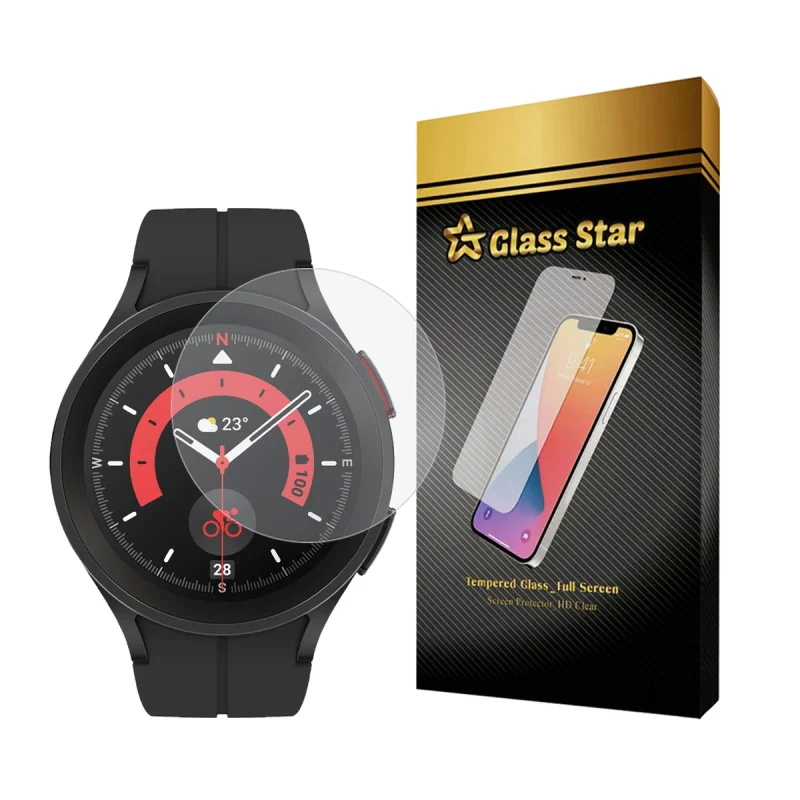 محافظ صفحه نمایش گلس استار مدل WATCHSAFS مناسب برای ساعت هوشمند سامسونگ Galaxy Watch 5 Pro 45 mm