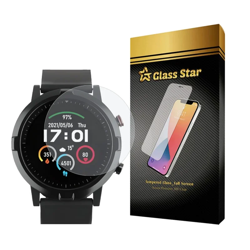 محافظ صفحه نمایش گلس استار مدل WATCHSAFS مناسب برای ساعت هوشمند هایلو RT LS05S