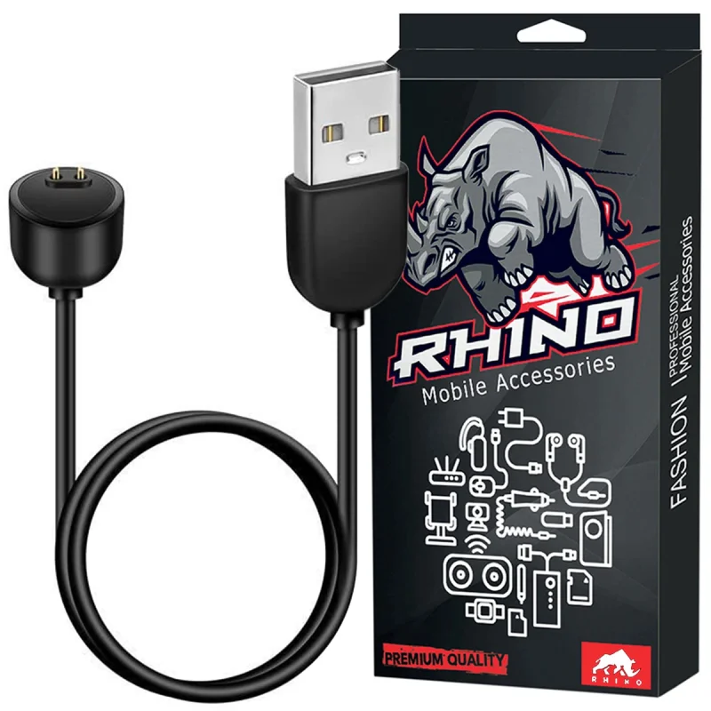 کابل شارژ راینو مدل R-Charge مناسب برای ساعت هوشمند شیائومی Mi Band 7
