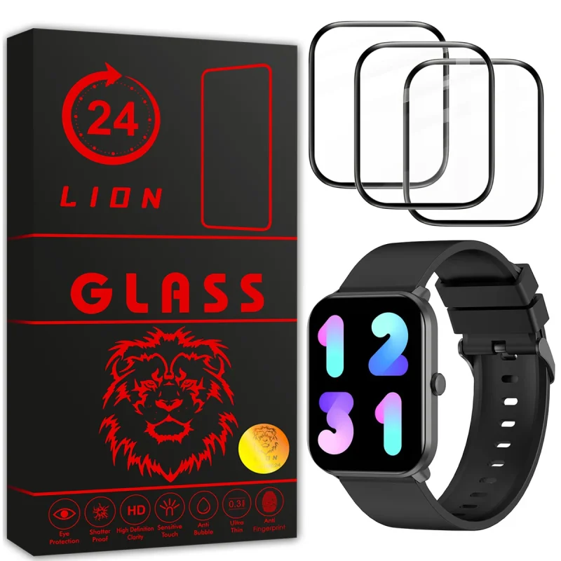 محافظ صفحه نمایش لاین مدل RT007 مناسب برای ساعت هوشمند شیائومی Smart Watch Imilab W01 بسته سه عددی