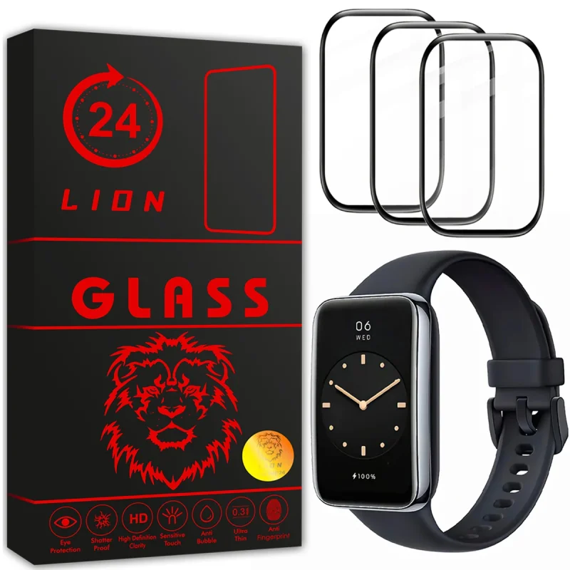 محافظ صفحه نمایش لاین مدل RT007 مناسب برای ساعت هوشمند شیائومی Mi Band 7 Pro بسته سه عددی