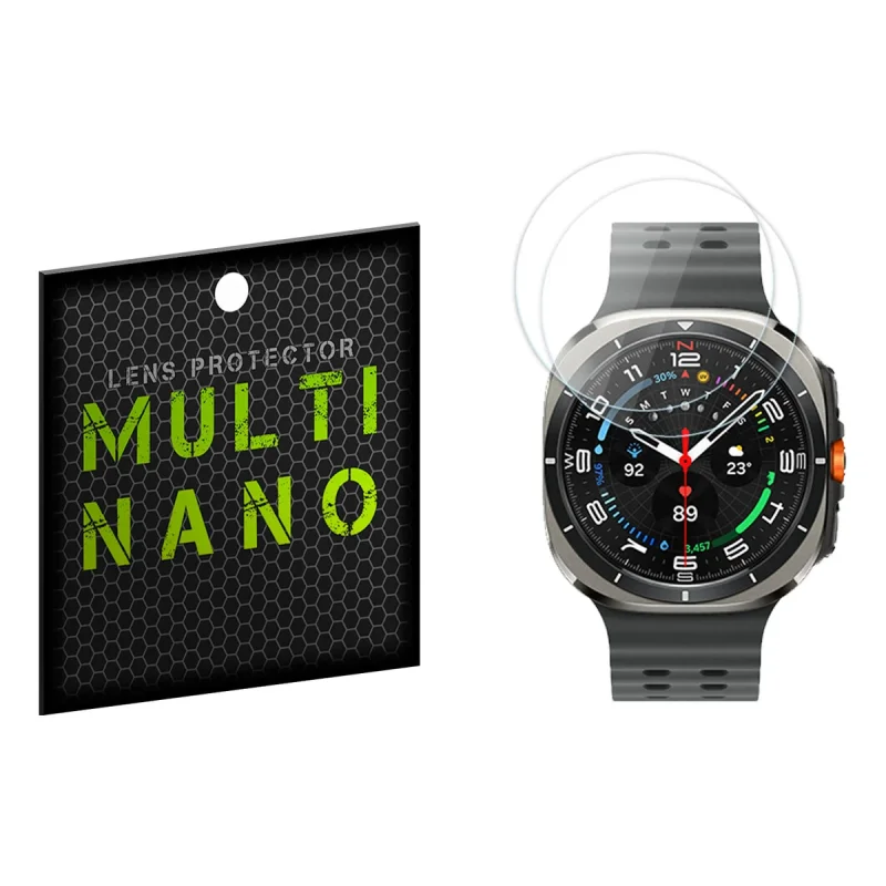 محافظ صفحه نمایش مولتی نانو مدل X-S2N مناسب برای ساعت هوشمند سامسونگ Galaxy Watch Ultra بسته دو عددی