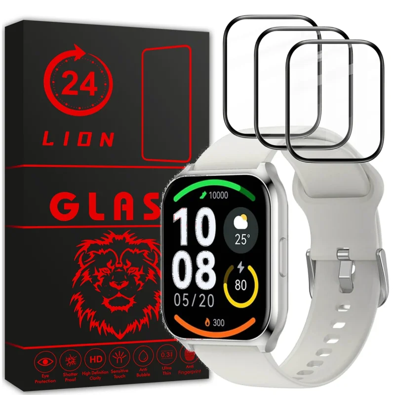 محافظ صفحه نمایش لاین مدل RT007 مناسب برای ساعت هوشمند هایلو  LS02 Pro بسته سه عددی