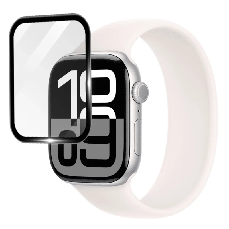 محافظ صفحه نمایش شهر گلس مدل PMBI مناسب برای اپل واچ Watch Series 10 46mm