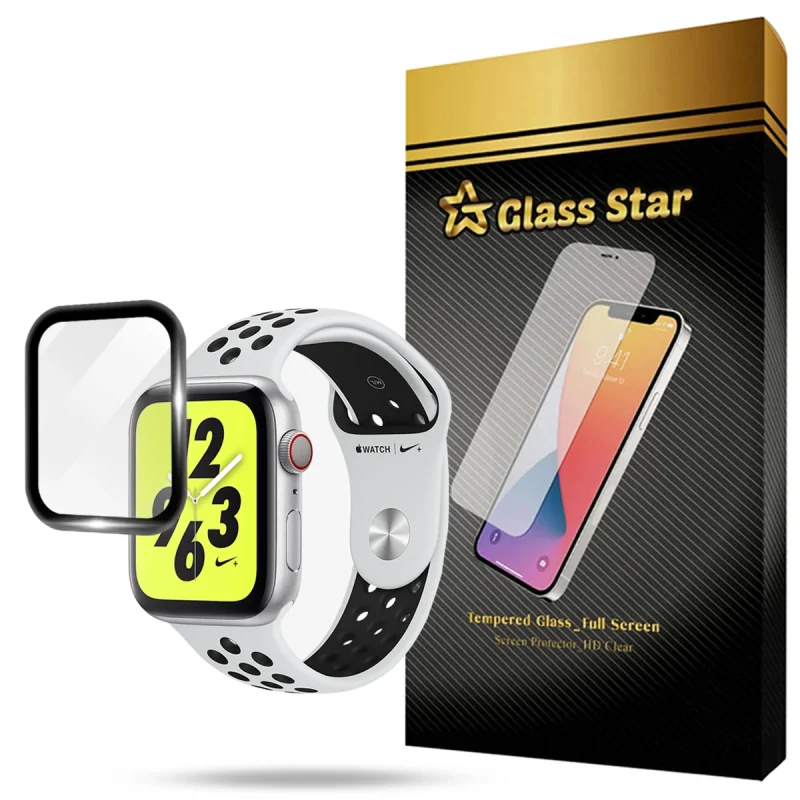 محافظ صفحه نمایش گلس استار مدل PMMG20 مناسب برای اپل واچ Watch Series 4 / Series 5 / Series 6 44 mm