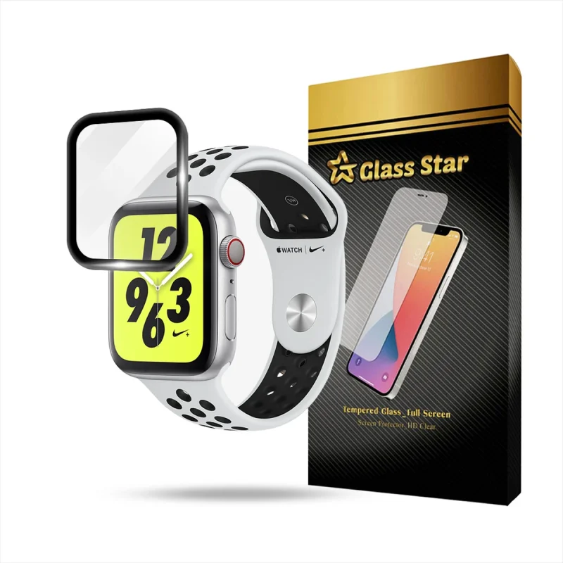 محافظ صفحه نمایش گلس استار مدل PMMW مناسب برای ساعت هوشمند اپل واچ Series 5 / Edition Series 5 44 mm
