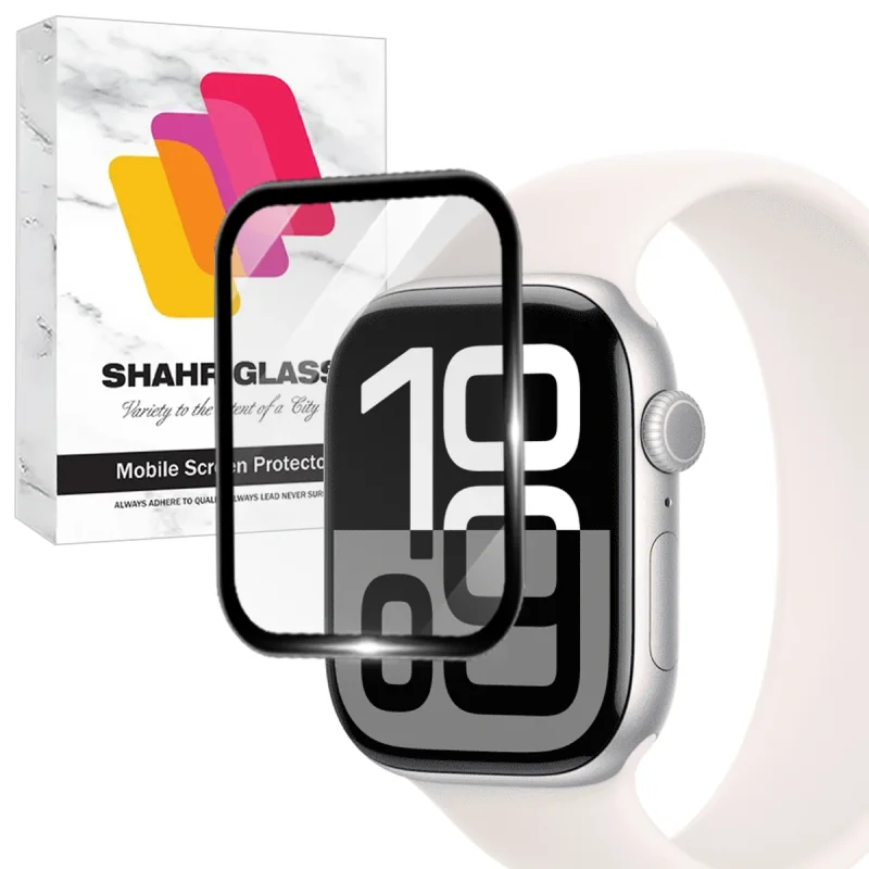 محافظ صفحه نمایش شهر گلس مدل SWPM مناسب برای اپل واچ Watch Series 10 42mm