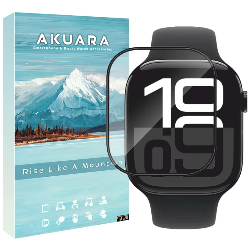 محافظ صفحه نمایش آکوآرا مدل PMMA مناسب برای اپل واچ سری 10 سایز 42mm
