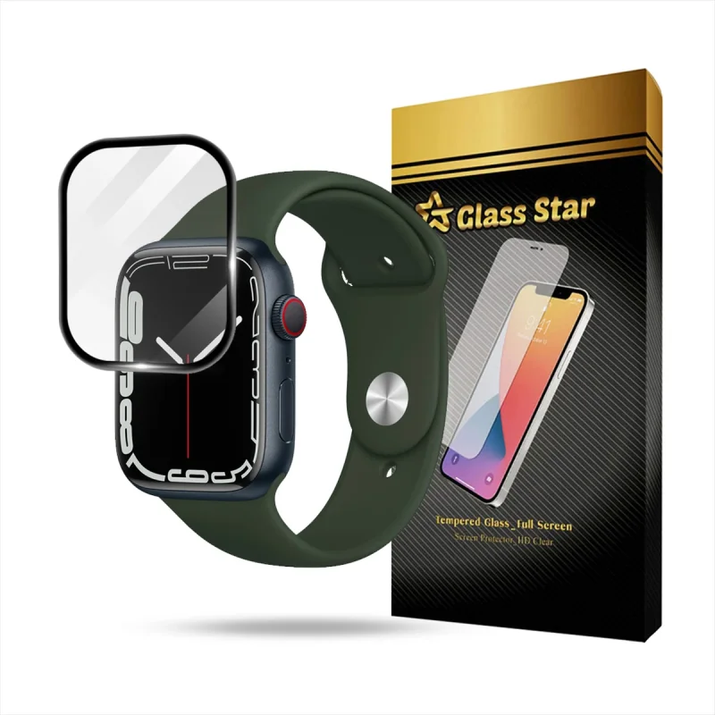 محافظ صفحه نمایش گلس استار مدل PMMW مناسب برای ساعت هوشمند اپل واچ Series 9 / Series 9 Aluminum 45 mm