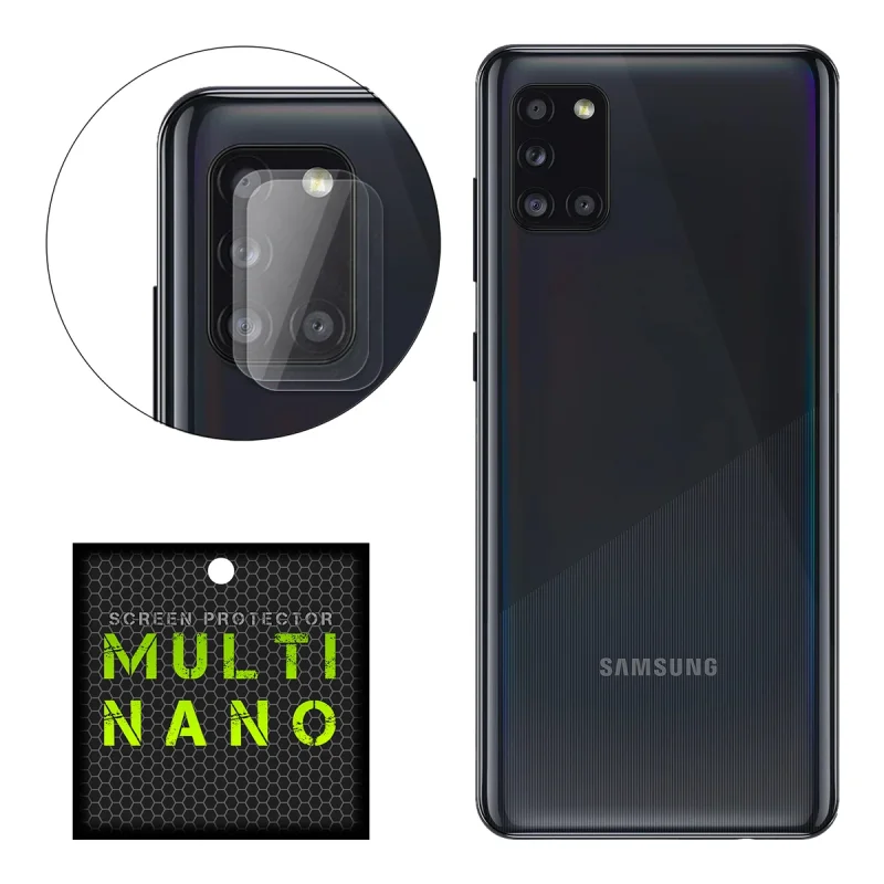 محافظ لنز دوربین مولتی نانو مدل Pro مناسب برای گوشی موبایل سامسونگ Galaxy A31 بسته دو عددی