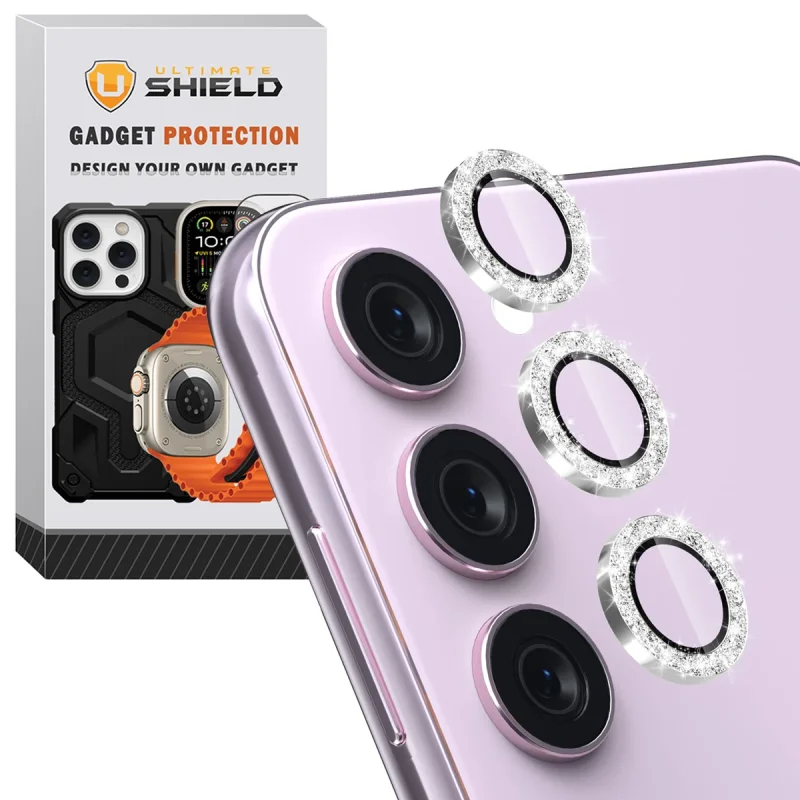 محافظ لنز دوربین آلتیمیت شیلد مدل Glitter RNG مناسب برای گوشی موبایل سامسونگ Galaxy A55