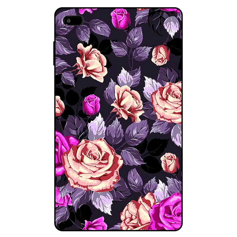 کاور مگافون طرح گل مدل 1652 مناسب برای تبلت لنوو Tab E7 / TB-7104i