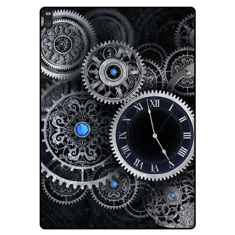 کاور مگافون طرح ساعت مدل 7741 مناسب برای تبلت لنوو Tab 4 10 Plus / X704L / TB-X704F