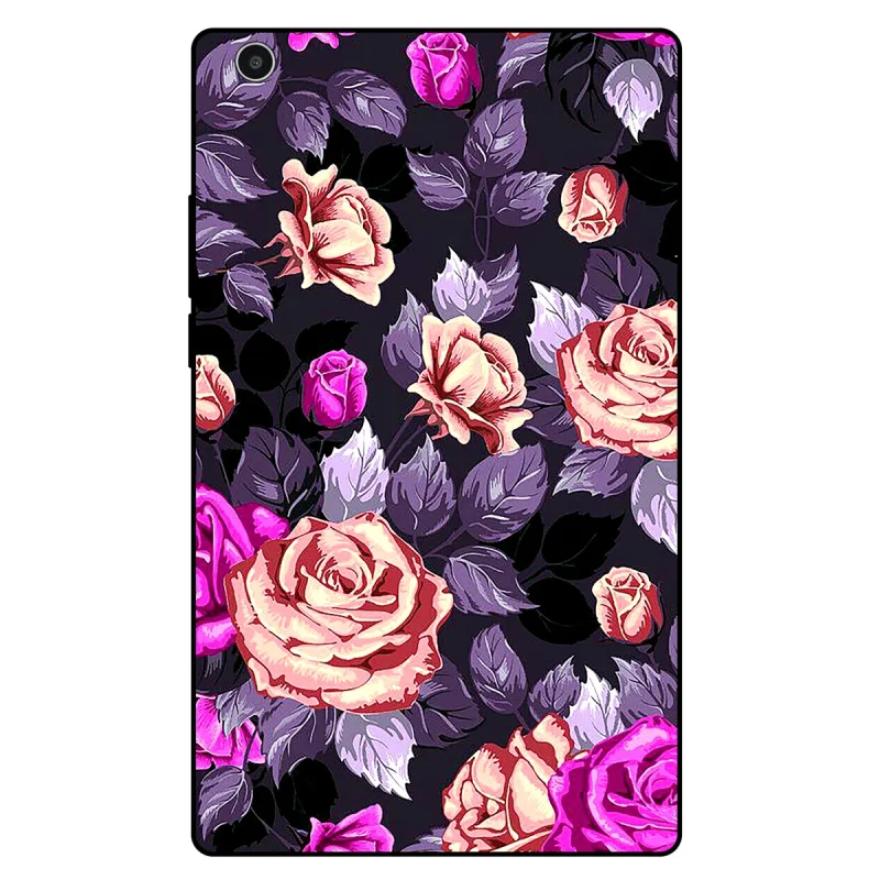 کاور مگافون طرح گل مدل 1652 مناسب برای تبلت لنوو Tab 3 8.0