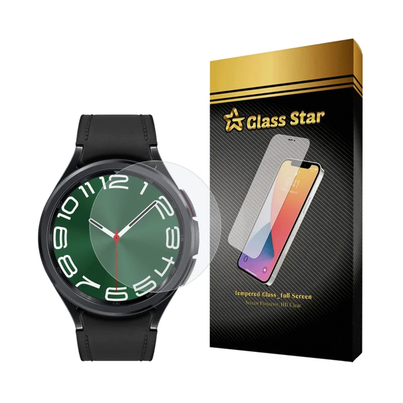 محافظ صفحه نمایش گلس استار مدل WATCHSAFS مناسب برای ساعت هوشمند سامسونگ Galaxy Watch 6 Classic 43 mm