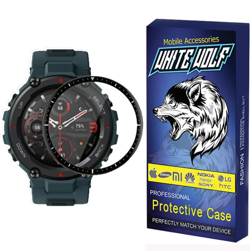 محافظ صفحه نمایش وایت ولف مدل W-PWM مناسب برای ساعت هوشمند امیزفیت T-Rex Pro