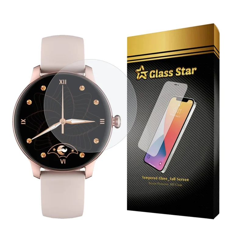 محافظ صفحه نمایش گلس استار مدل WATCHSAFS مناسب برای ساعت هوشمند کیسلکت Lady Watch L11