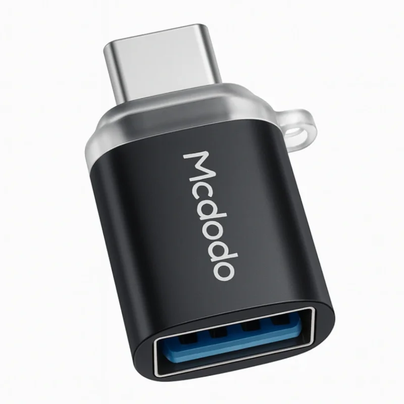 مبدل OTG USB-C مک دودو مدل چراغ دار کد OT-08