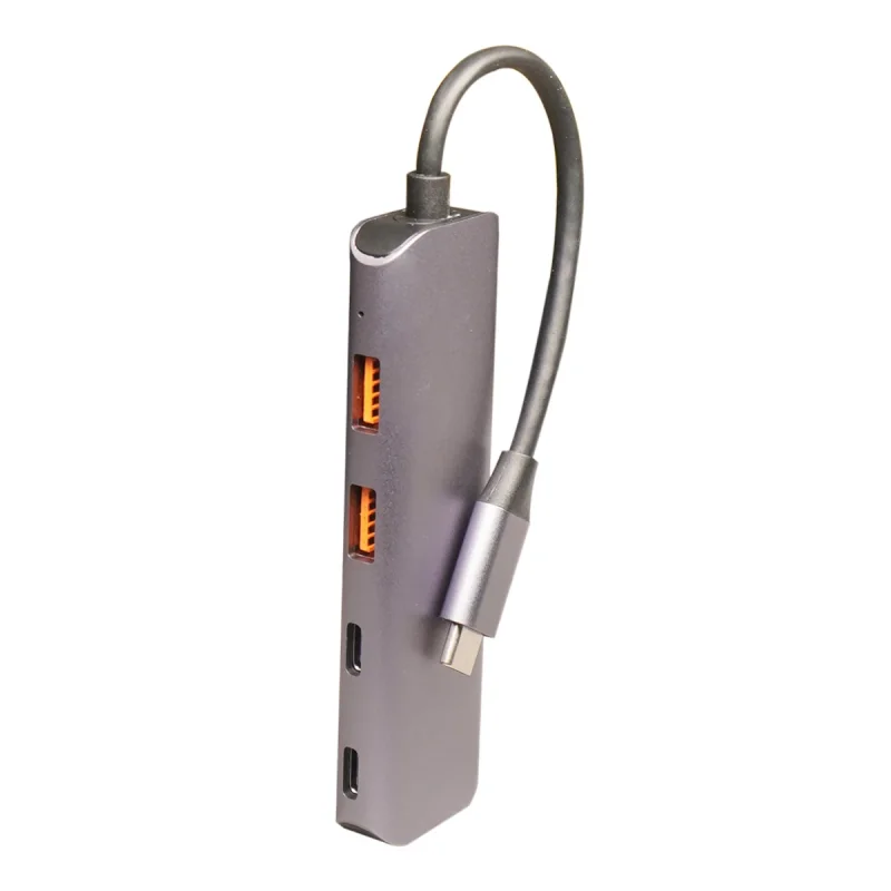 هاب 4 پورت usb-C و USB 3.0 کی نت مدلHC321