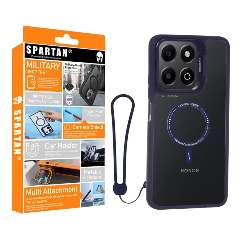کاور اسپارتان مدل CasePro Magnetic Strap مناسب برای گوشی موبایل آنر X6B به همراه بند