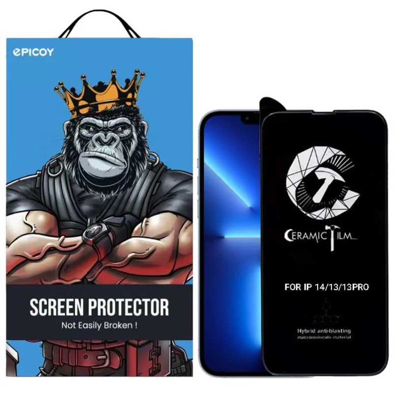 محافظ صفحه نمایش سرامیکی اپیکوی مدل CR7 مناسب برای گوشی موبایل اپل iPhone 16e / 14 / 13 / 13 Pro