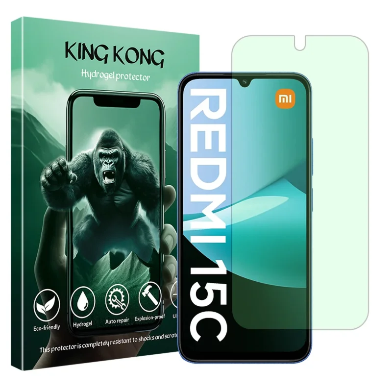 محافظ صفحه نمایش گرین لایت کینگ کونگ مدل Eye Care مناسب برای گوشی موبایل شیائومی Redmi 15C